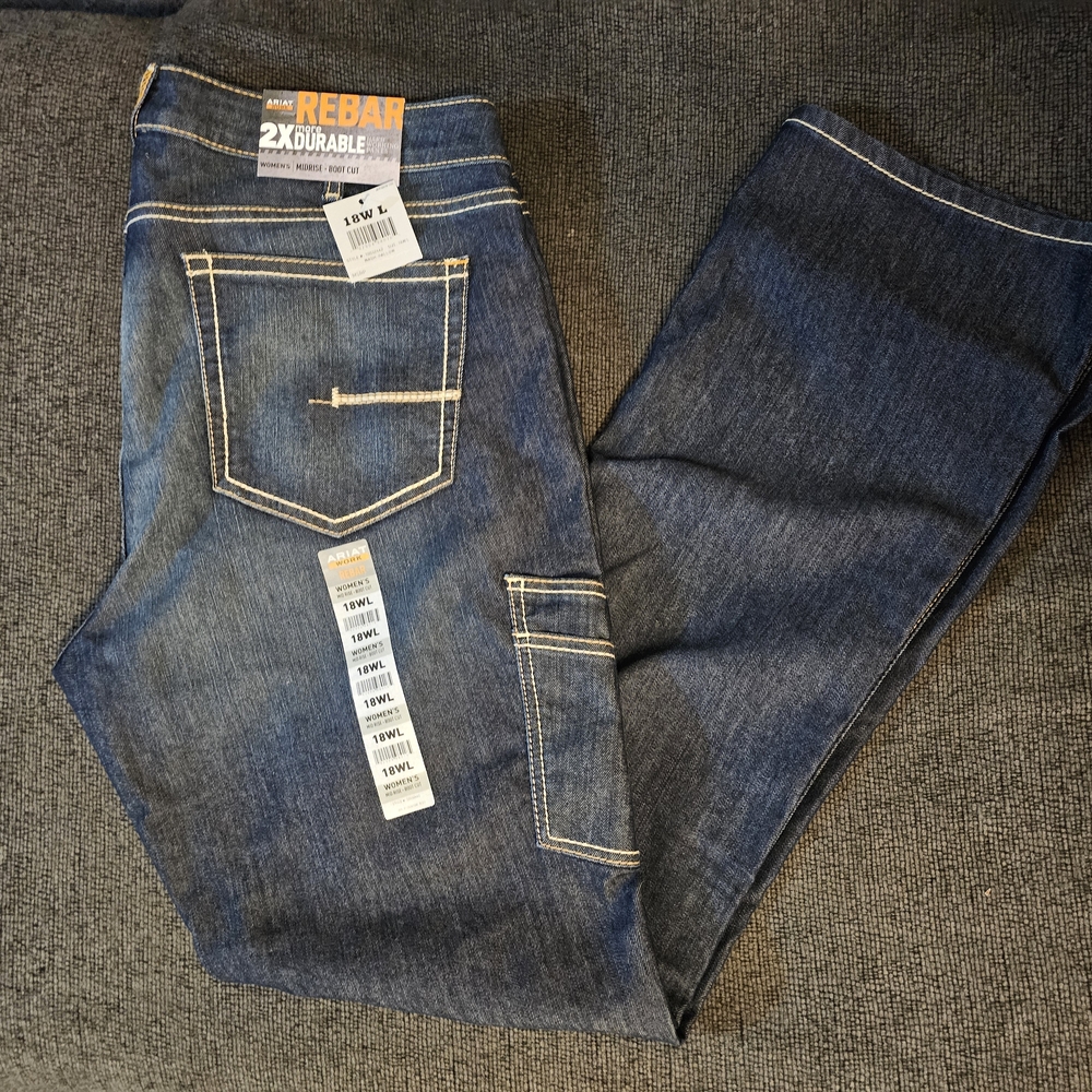 Ariat Work Rebar Blue Jeans